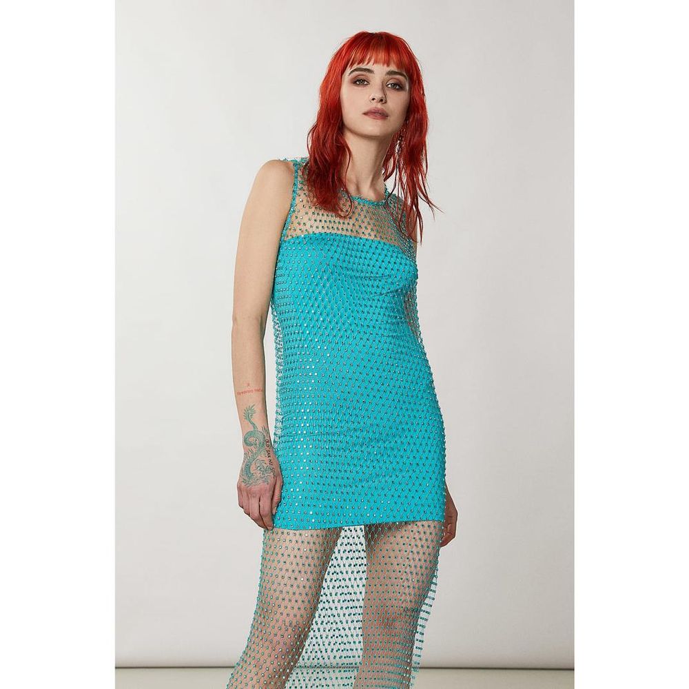 Multicolor Polyester Pattern Dress