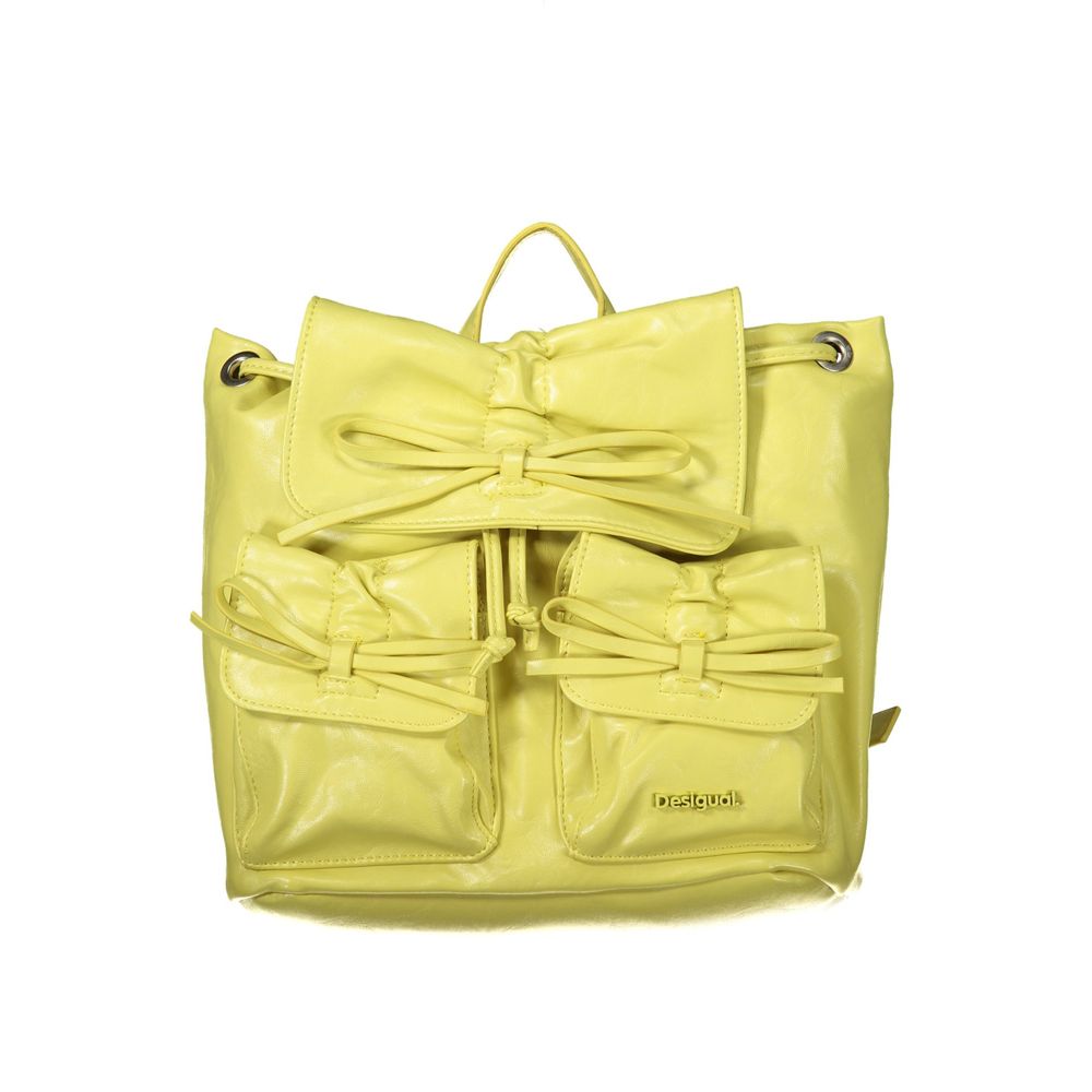 Giallo Polyurethane Women Backpack