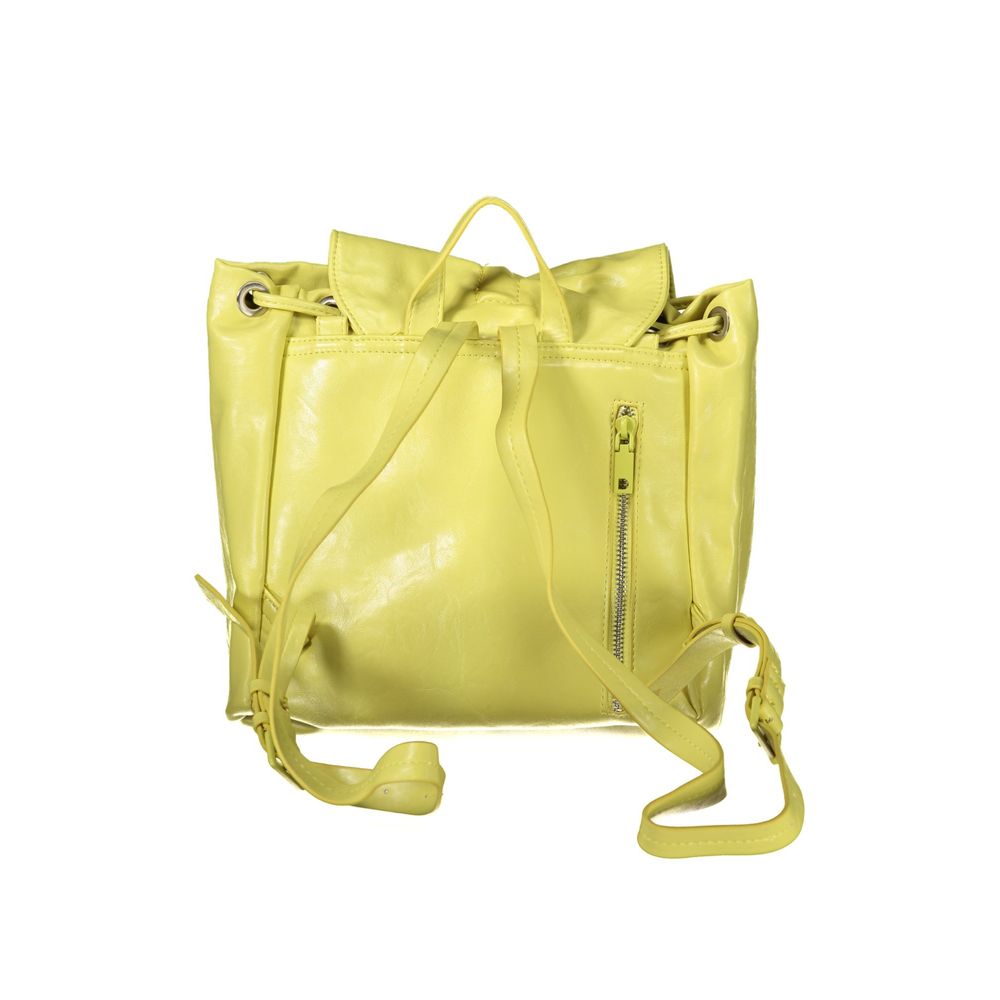Giallo Polyurethane Women Backpack