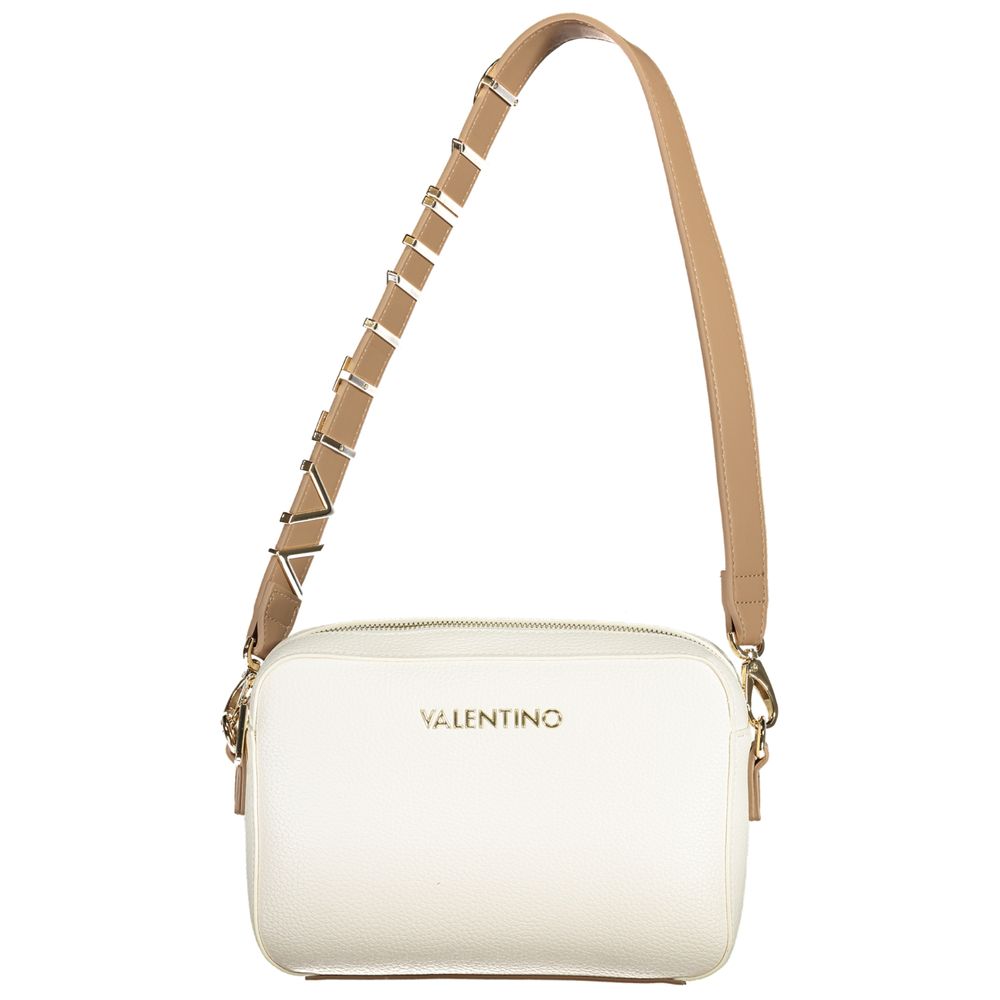 White Polyurethane Women Handbag