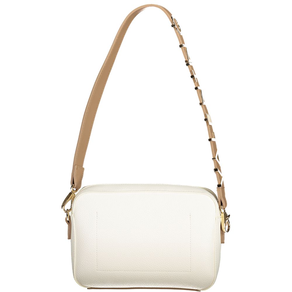 White Polyurethane Women Handbag