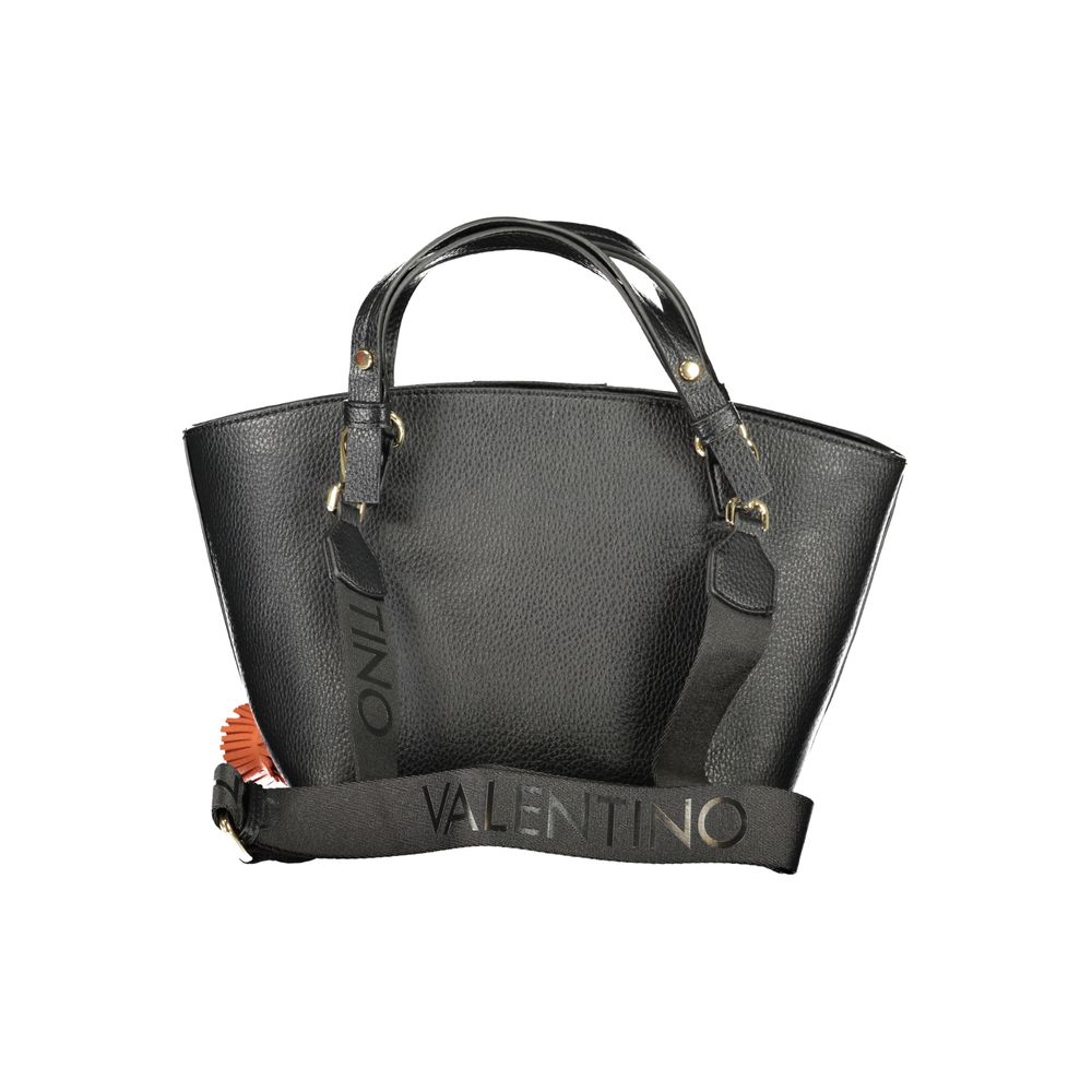 Black Polyurethane Women's Bag