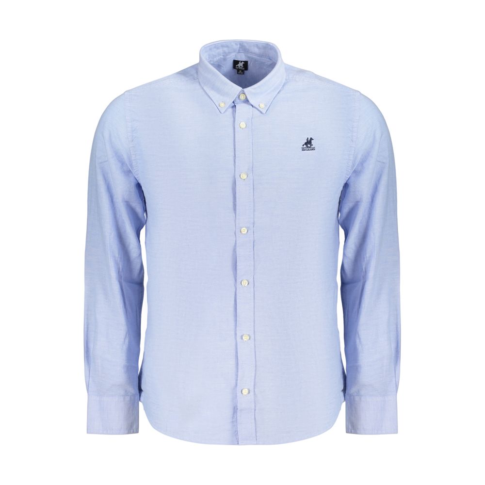 Azzurro Cotton Men Shirt