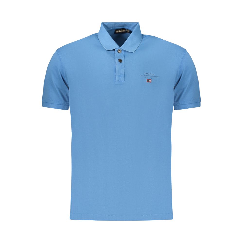 Azzurro Cotton Men Polo