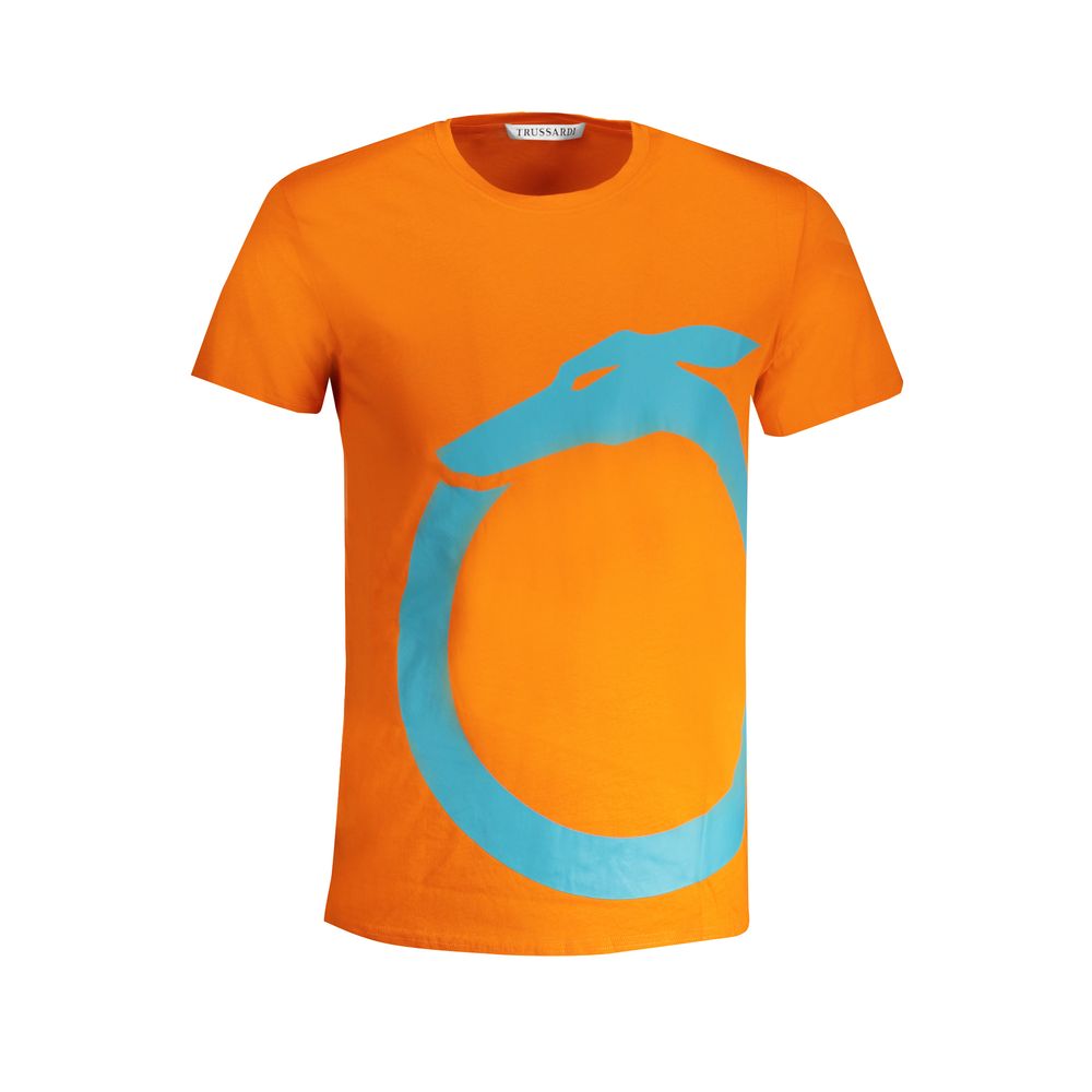 Arancione Cotton Men T-Shirt