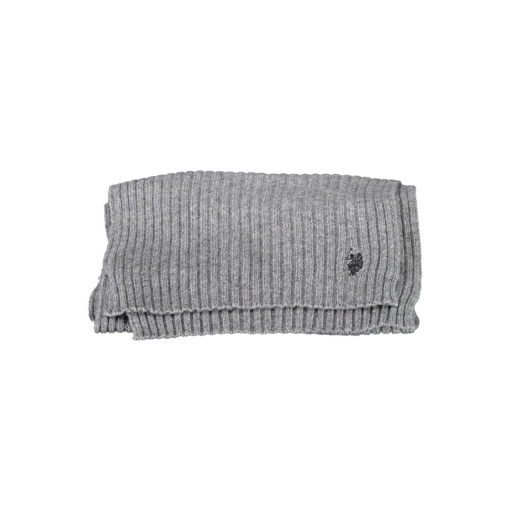 Gray Wool Men's Scarf