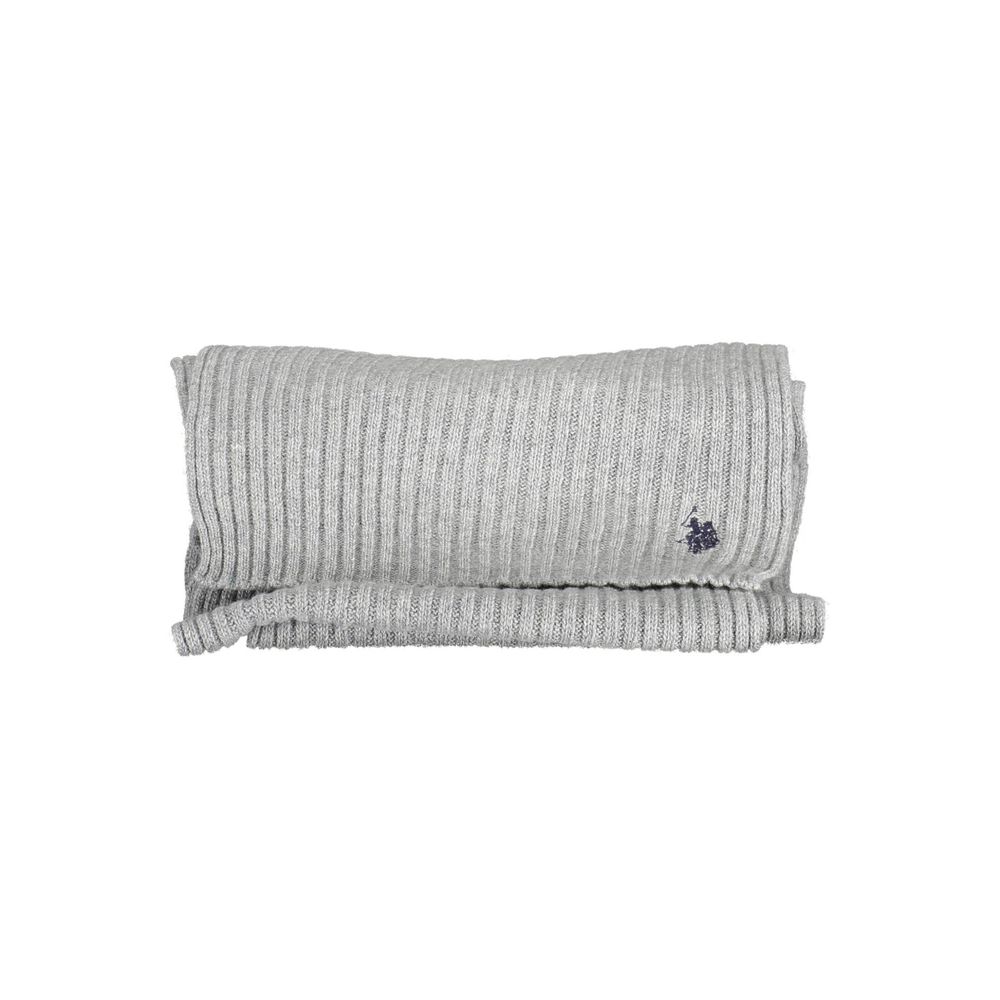 Gray Wool Scarf