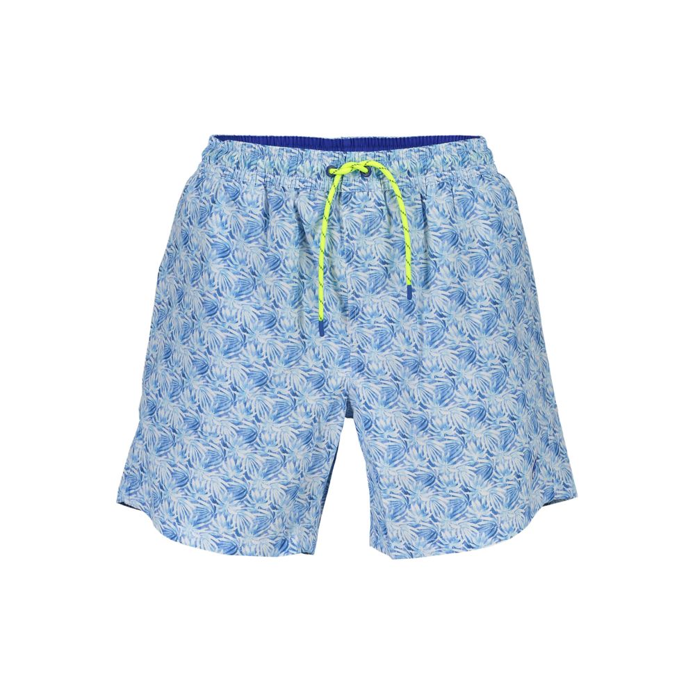 Azzurro Polyester Men's Swim Trunk