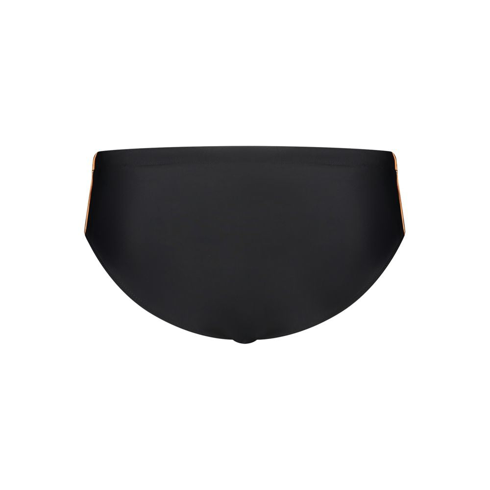 Nero Poliammide Men Swim Brief